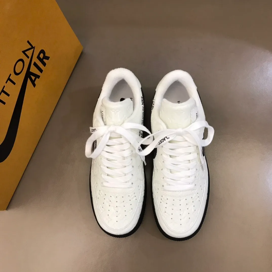 Men's shoes 💰p440 "*OUIS *UITTO*" x OFF-WHITE x Nike tripartite collaboration! Trendy and cool men's casual sports shoes with unrivaled color matching. The design idea basically continues the style of THE TEN. The Swoosh line and tongue label have a very familiar visual effect and are both fashionable and trendy! A must-have for fashionistas! The effect on your feet is absolutely stunning! (The original drawer packaging accessories are complete) Code number 38-45